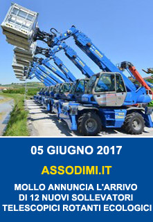 Mollo annuncia l'arrivo di 12 nuovi sollevatori telescopici rotanti ecologici