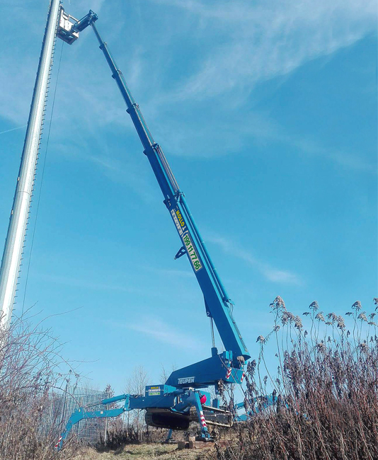 mollo Noleggio piattaforma aerea ragni cingolati a Siena