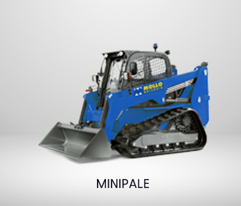 minipale per lavori in tunnel e gallerie