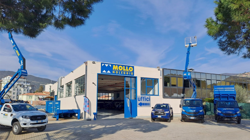 foto della sede del centro Mollo Noleggio a Imperia