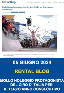 RENTAL BLOG Mollo Noleggio Protagonista Del Giro Italia Per Il Terzo Anno Consecutivo