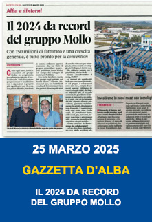 Copertina Gazzetta D Alba Il 2024 Da Record Del Gruppo Mollo