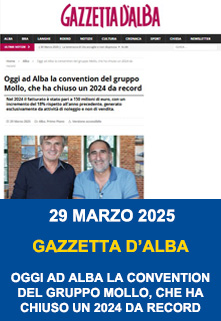 Copertina Gazzetta D Alba Oggi Ad Alba La Convention Del Gruppo Mollo Che Ha Chiuso Un 2024 Da Record