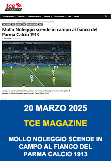 Copertina Tce Magazine Mollo Noleggio Scende In Campo Al Fianco Del Parma Calcio 1913