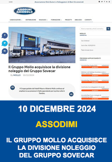 Copertina Assodimi Il Gruppo Mollo Acquisisce La Divisione Noleggio Del Gruppo Sovecar
