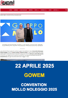 Copertina Gowem Convention Mollo Noleggio 2025